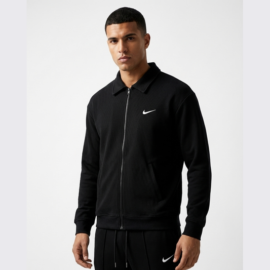 Ensemble Signature Piqué - Veste Col Polo & Pantalon Ajusté