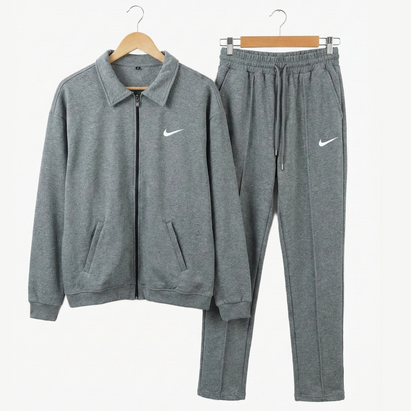 Ensemble Signature Piqué - Veste Col Polo & Pantalon Ajusté