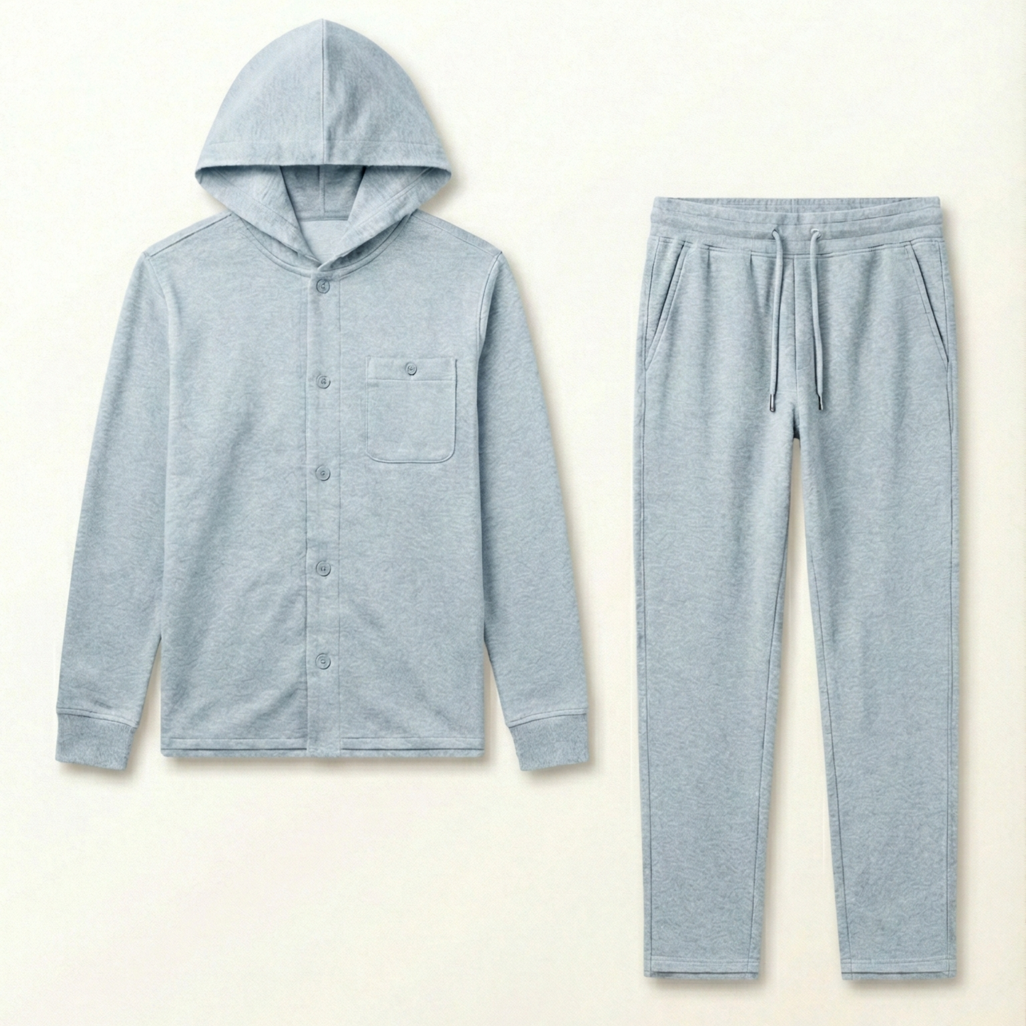 Ensemble Premium Hiver en Piqué - Veste à Capuche & Pantalon