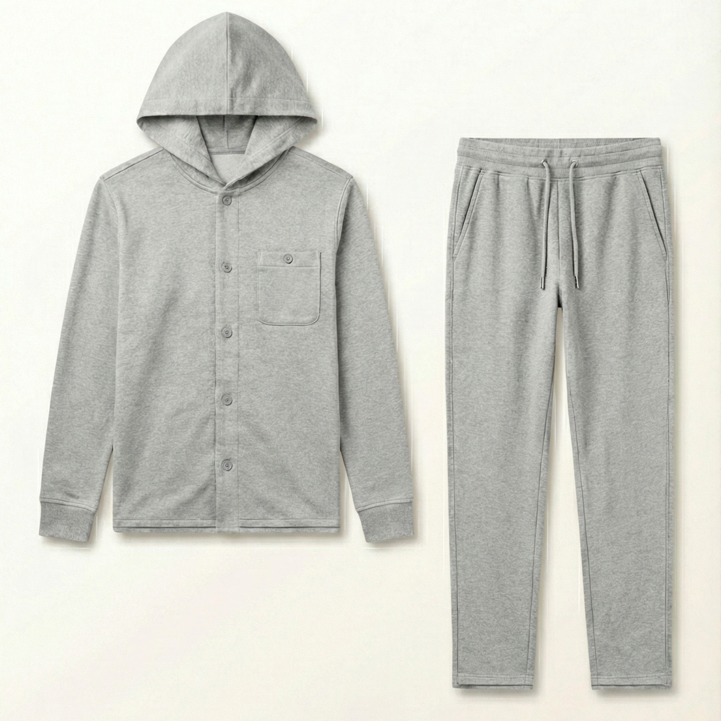 Ensemble Premium Hiver en Piqué - Veste à Capuche & Pantalon