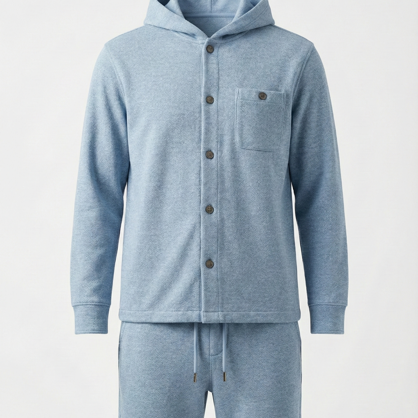 Ensemble Premium Hiver en Piqué - Veste à Capuche & Pantalon