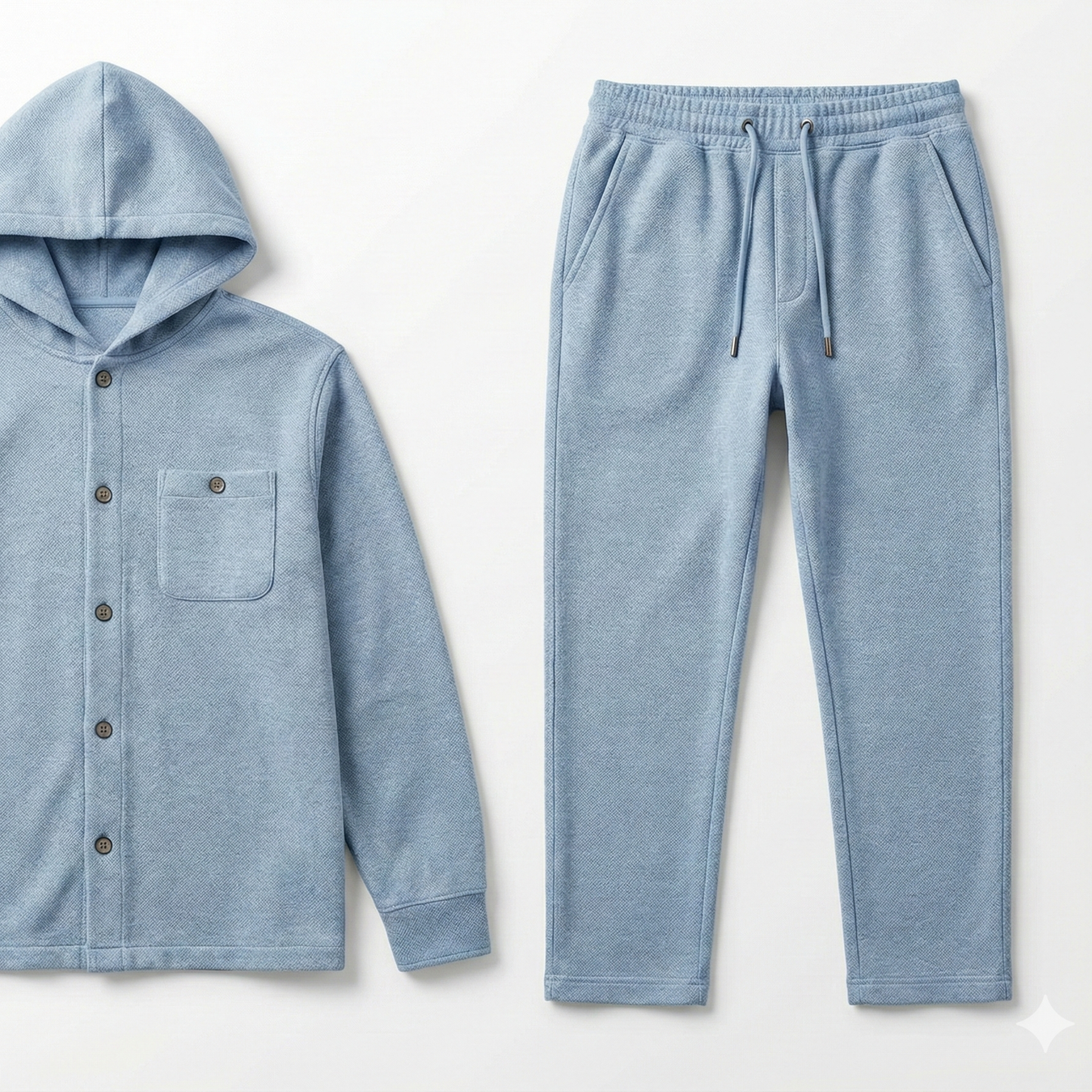 Ensemble Premium Hiver en Piqué - Veste à Capuche & Pantalon