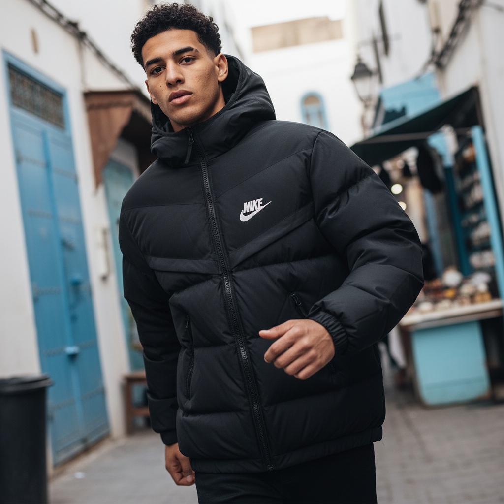 Doudoune Puffer à Capuche - Urban Shield